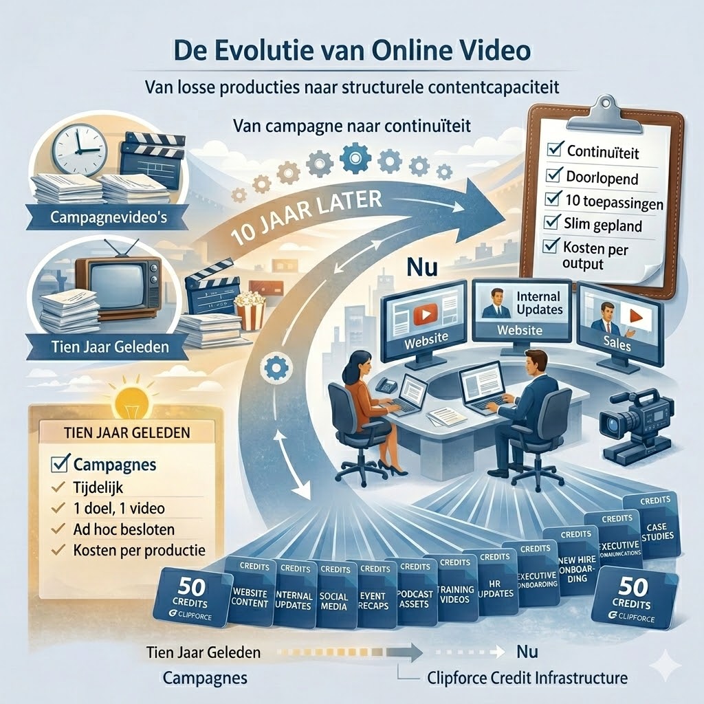 Online video- van ‘nice to have’ naar vaste pijler in marketing en communicatie